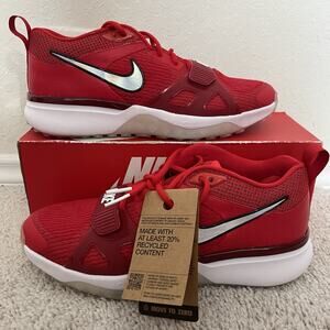 Nike Air Zoom Diamond Elite Turf Men Sz 9.5 University Red/White DZ0503-600 NEW